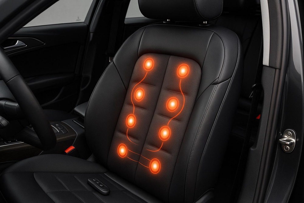 Установка массажа сидений