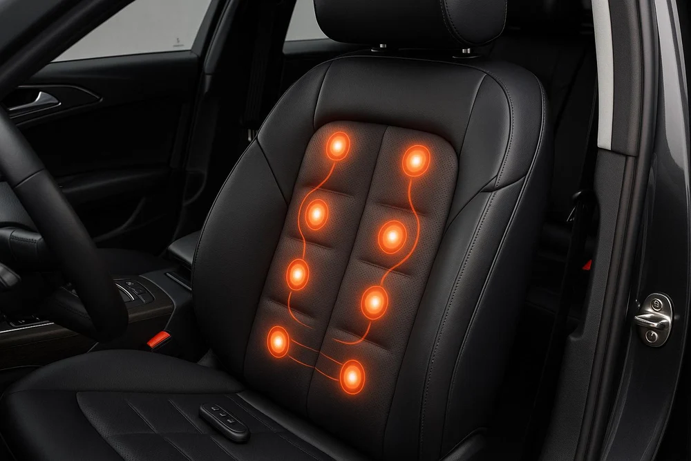 Установка массажа сидений